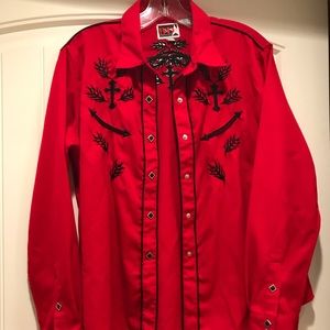 Panhandle slim western shirt size L